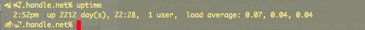 uptime